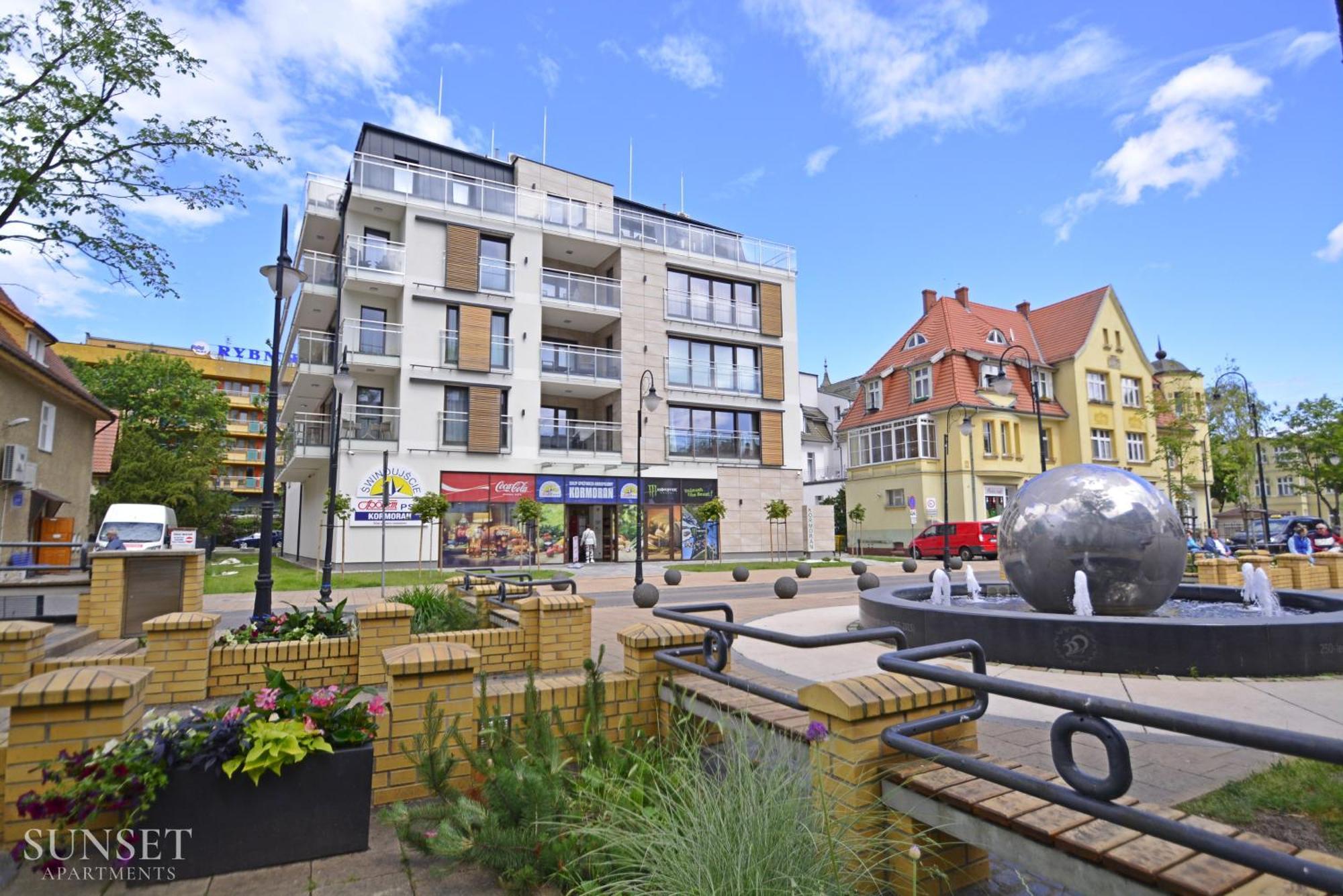 Sunset Apartments - Kormoran - Plaza 300M Świnoujście Εξωτερικό φωτογραφία